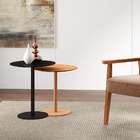 Conjunto De Mesas Laterais Lia Preta E Natural