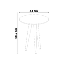 Conjunto De Mesas Laterais Slim Preto Acetinado – Patrimar Mó