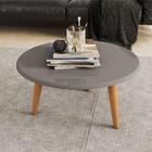 Conjunto De Mesas Para Sala De Estar Eduar Titanium