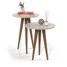 Conjunto De Mesas Picasso Off White