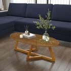 Conjunto De Mezanino Lateral Com Mesa De Centro Turim Nature