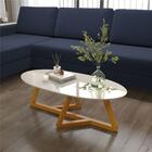 Conjunto De Mezanino Lateral Com Mesa De Centro Turim Off Whi