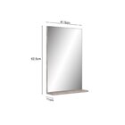 Conjunto De Móveis Para Banheiro Yan 50 Branco/barrique