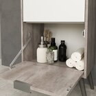 Conjunto De Móveis Para Banheiro Yan 50 Branco/barrique