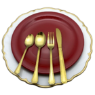 Conjunto De Natal Faqueiro Versace E Sousplat Dourado Fineza