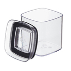 Conjunto De Organizador Hermético Porta Tempero Block 6 Peças 0,150L