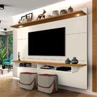 Conjunto De Painel Com Mesa De Centro Bolton Off White Nature