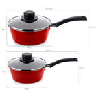 Conjunto De Panela Essencial - 4 Peças - Vermelha - Multiflon