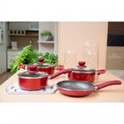 Conjunto De Panelas 4 Peças Smart Stone E Chaleira Elétrica I