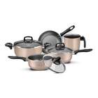 Conjunto De Panelas 5 Peças Champagne Supra Antiaderente Mta