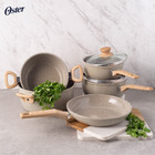 Conjunto De Panelas 5 Peças Cinza Antiaderente Induçao Oster