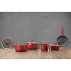 Conjunto De Panelas 5 Peças - Malagueta Cereja