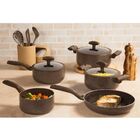 Conjunto De Panelas 5 Peças Marrom Antiaderente Induçao Hercu