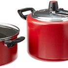Conjunto De Panelas 6 Peças Garlic Vermelho 7001/417 Brinox V