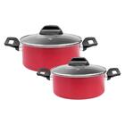 Conjunto De Panelas 7 Peças Revestimento Pro-flon Antiaderent