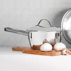 Conjunto De Panelas Allegra Inox 5 Peças Fundo Triplo - Tramo