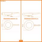 Conjunto De Panelas Allegra Inox 6 Peças Fundo Triplo - Tramo