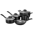 Conjunto De Panelas Antiaderente 5 Peças Preto Continental