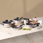 Conjunto De Panelas Antiaderente Ceramic Life Essence Champan