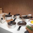 Conjunto De Panelas Antiaderente Ceramic Life Essence Champan