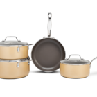 Conjunto De Panelas Antiaderente Indução Ceramic Life Coast C