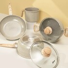 Conjunto De Panelas Antiaderentes Cerâmica 4pcs Oster - Cinza