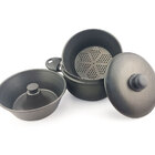 Conjunto De Panelas Banho Maria 4 Peças Dona Chefa Multiuso F