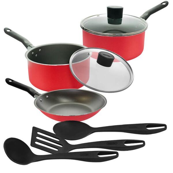 Conjunto De Panelas Brinox Antiaderente Pro-flon Garlic Verme