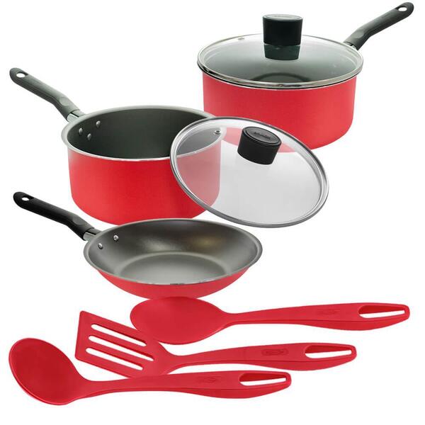 Conjunto De Panelas Brinox Antiaderente Pro-flon Garlic Verme