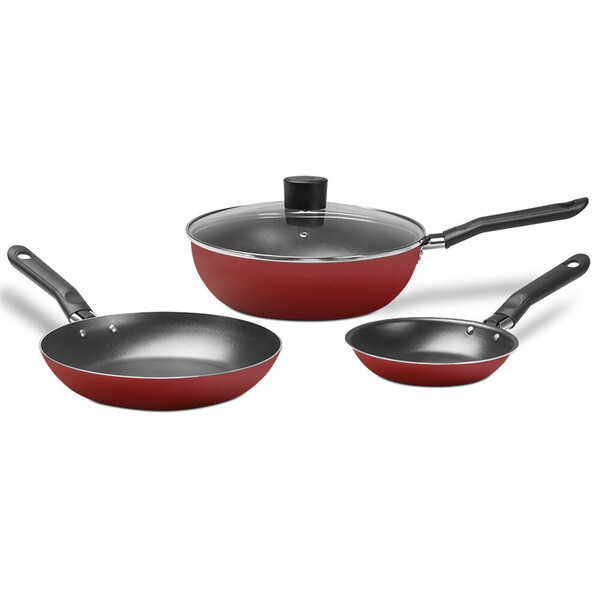 Conjunto De Panelas Brinox Fun Com 3 Peças, Revestimento Pro-