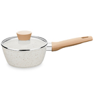 Conjunto De Panelas Carmela Vanilla 5 Pcs Ceramic Flon