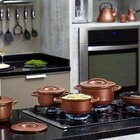 Conjunto De Panelas Ceraflame Duo+ 5 Peças De Cerâmica Cobre