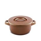 Conjunto De Panelas Ceraflame Duo+ 5 Peças De Cerâmica Cobre