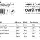 Conjunto De Panelas Ceramica Antiaderente Marmol Indução 5 Pe