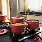 Conjunto De Panelas Cerâmica Martelado + 5 Peças Ceraflame  R