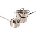 Conjunto De Panelas Cuisinart Aço Inox Chef's Classic 14 Pçs