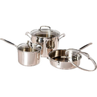 Conjunto De Panelas Cuisinart Aço Inox Chef's Classic 14 Pçs