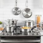 Conjunto De Panelas Cuisinart Aço Inox Multiclad Pro 12 Peças