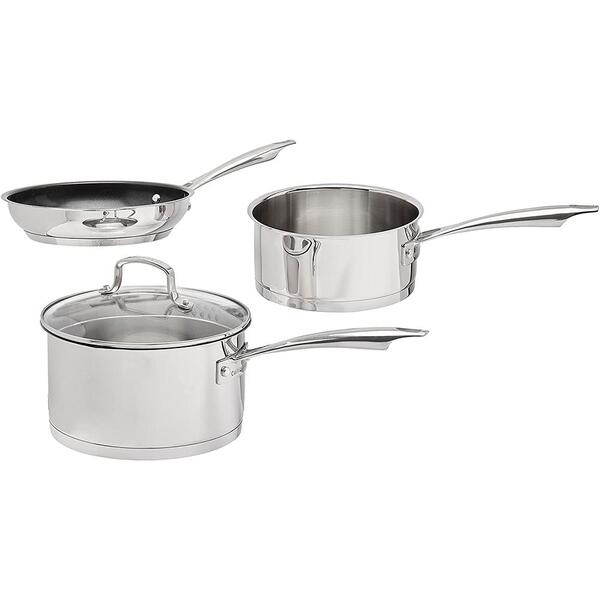 Conjunto De Panelas Cuisinart Aço Inox Professional Series 13