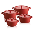 Conjunto De Panelas De Cerâmica Infinite Amplicook - 4 Peças