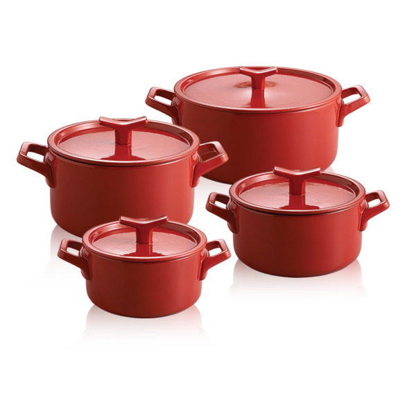 Conjunto De Panelas De Cerâmica Infinite Amplicook - 4 Peças