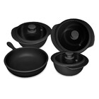 Conjunto De Panelas De Cerâmica Linea Nanquim 4 Peças - Oxford