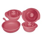 Conjunto De Panelas De Cerâmica Linea Rose 4 Peças - Oxford