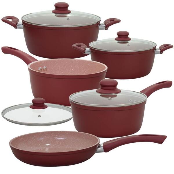 Conjunto De Panelas De Indução Antiaderente Cerâmica Incanto