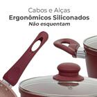 Conjunto De Panelas De Indução Antiaderente Cerâmica Incanto