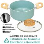 Conjunto De Panelas De Indução Ceramiclife Botanika 7 Peças -