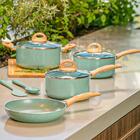 Conjunto De Panelas De Indução Com Panela De Pressão Ceramicl