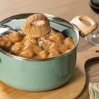 Conjunto De Panelas De Indução Com Panela De Pressão Ceramicl