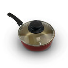 Conjunto De Panelas Dona Chefa Todo Dia Vermelho E Champanhe