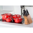 Conjunto De Panelas Electrolux Cerâmica 4 Peças Vermelho Infi